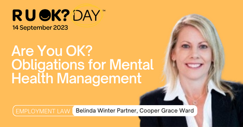 Are You OK? Obligations for Mental Health Management