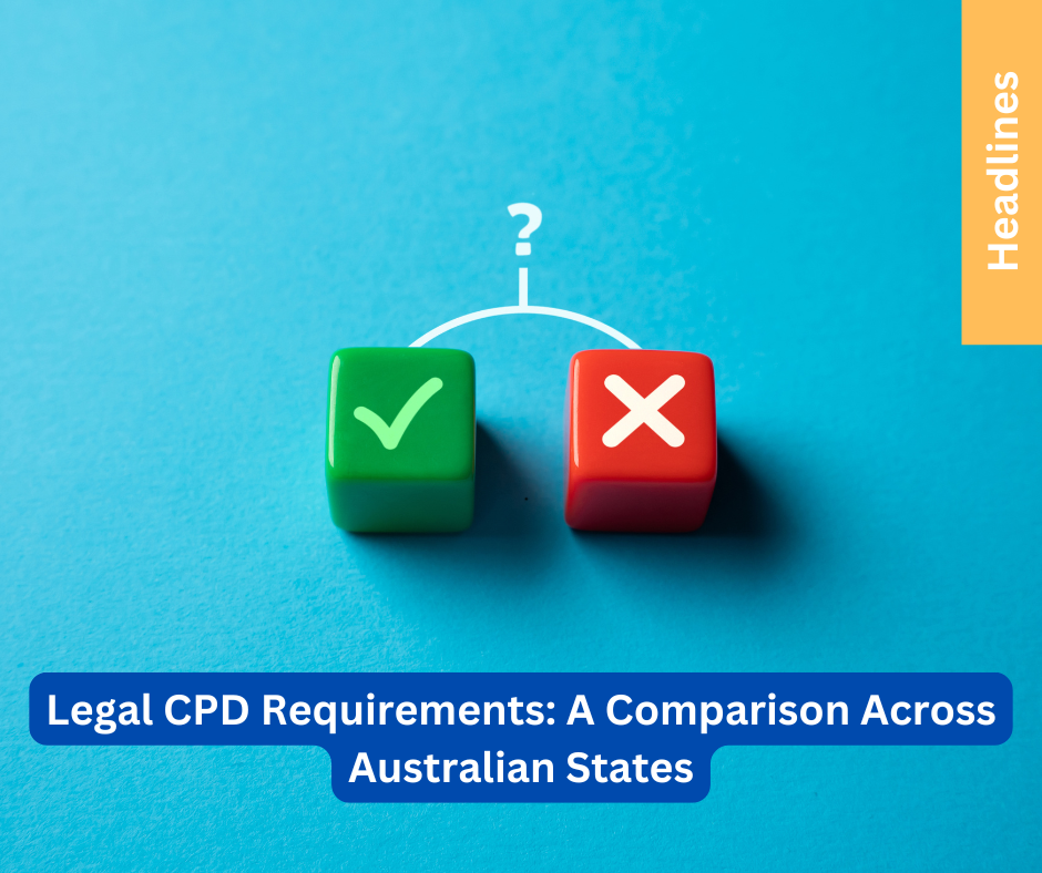 Legal CPD requirements across the States
