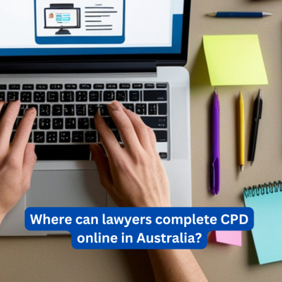 Where can lawyers complete CPD online in Australia?